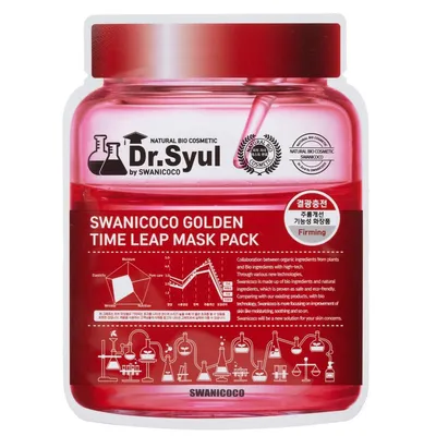 Swanicoco Dr. Syul by Swanicoco, Golden Time Leap Mask Pack (Ujędrniająca maska w płacie z wyciągiem z tańczącego grzyba)