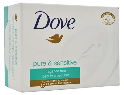 Dove Pure & Sensitive, Kostka myjąca do skóry wrażliwej