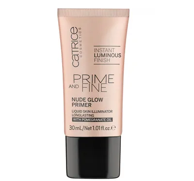 Catrice Prime And Fine, Nude Glow Primer (Rozświetlająca baza pod makijaż)