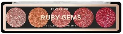 Profusion Ruby Gems Glitter Palette (Paleta brokatów do powiek)