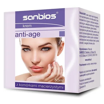 Sanbios Krem anti-age z komórkami macierzystymi
