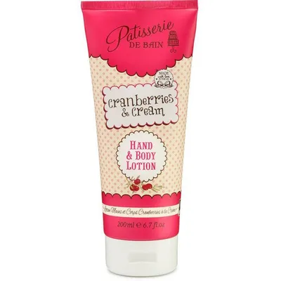 Rose & Co Patisserie de bain, Cranberries & Cream Hand & Body Lotion (Mleczko do ciała)