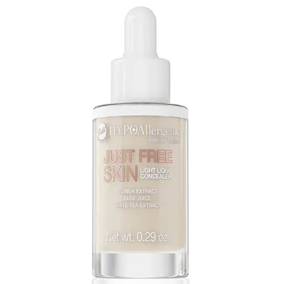 Bell HYPOAllergenic, Just Free Skin Light Liquid Concealer (Hypoalergiczny lekki korektor pod oczy w płynie)