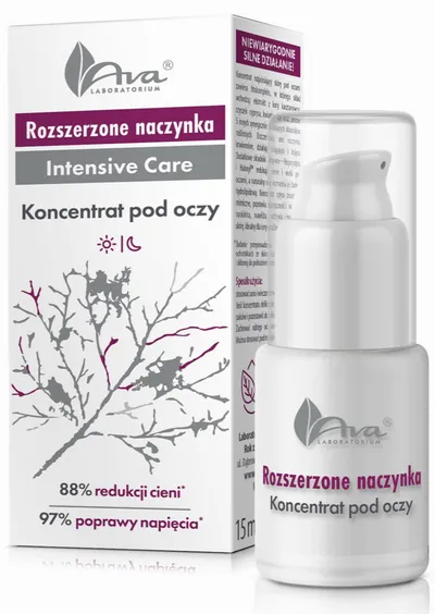 Laboratorium Kosmetyczne AVA Intensive Care, Rozszerzone Naczynka, Koncentrat pod oczy