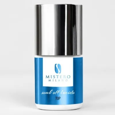Mistero Milano Permanente UV, Soak Off Lucido Top (Lakier hybrydowy nawierzchniowy)