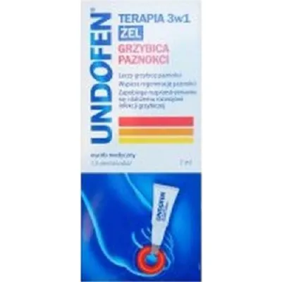 Undofen Terapia 3 w 1 żel na grzybicę paznokci