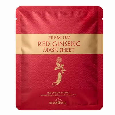 Skinpastel Premium Red Ginseng Mask Sheet (Maseczka w płachcie z czerwonym żeń-szeniem)