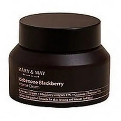 Mary & May Idebenone + Blackberry Complex Intensive Total Care Cream (Wielofunkcyjny krem ​​z kompleksem jeżynowym i idebenonem)