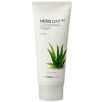 The Face Shop Herb Day 365, Cleansing Foam (Pianka oczyszczająca do twarzy (różne rodzaje))