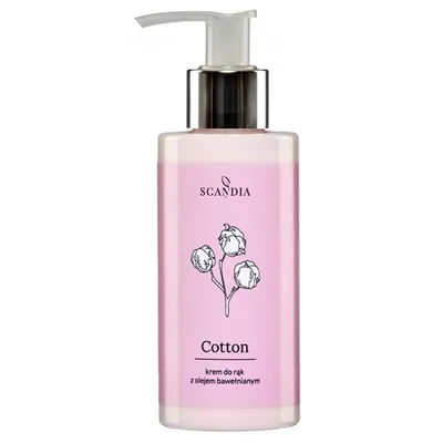 Scandia Cosmetics Cotton, Krem do rąk z olejem bawełnianym