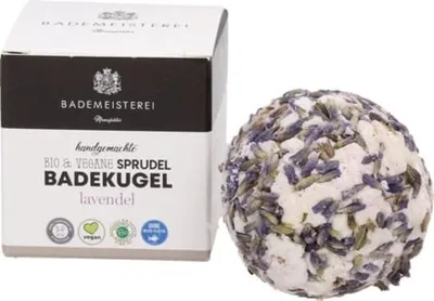 Bademeisterei Bio & Vegane Sprudel Badekugel (Organiczna wegańska kula do kąpieli)
