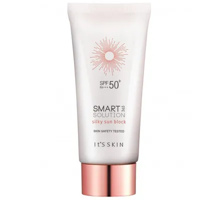 It's Skin Smart Solution 365, Silky Sun Block (Krem przeciwsłoneczny do twarzy ze stabilnym filtrem UV)