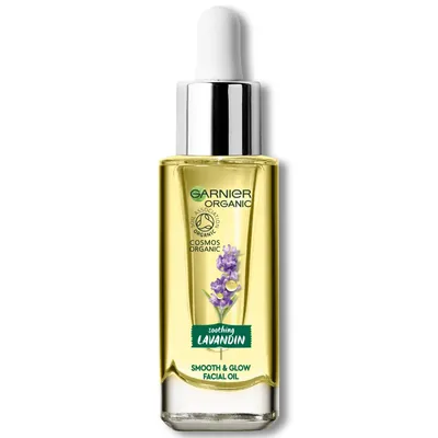 Garnier Bio, Soothing Lavandin Smooth & Glow Facial Oil (Olejek do twarzy)