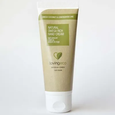 Lovingeco Coconut & Lemongrass Line, Natural Omega Rich Hand Cream (Krem do rąk)