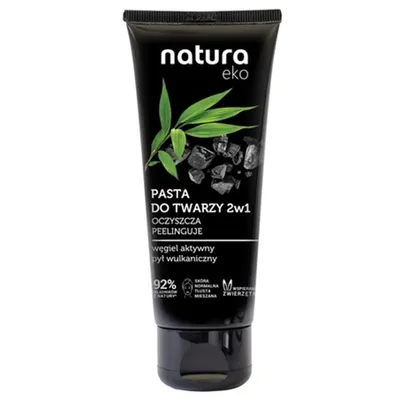 Natura Eko Pasta do twarzy 2w1 oczyszczająco-peelingująca