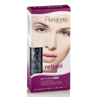 Equilibra Perlabella, Retinol, Anti- Aging Face Pure Dose Pearls (Kapsułki do twarzy z czystym retinolem)