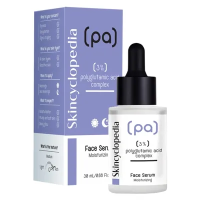 Skincyclopedia PA Polyglutamic Acid Complex Moisturizing Serum (Skoncentrowane profesjonalne serum głęboko nawilżające z 3% kwasem poliglutaminowym)