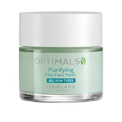 Oriflame Optimals, Purifying Clay Face Mask (Oczyszczająca maseczka do twarzy)