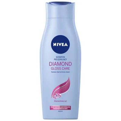 Nivea Diamond Gloss Care, Szampon do włosów nadający diamentowy blask (nowa wersja)