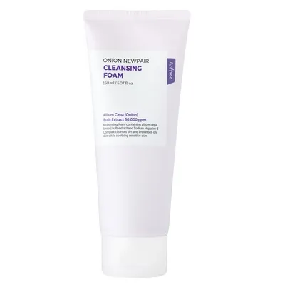 Isntree Onion Newpair Cleansing Foam (Nawilżająco-łagodząca pianka oczyszczająca)