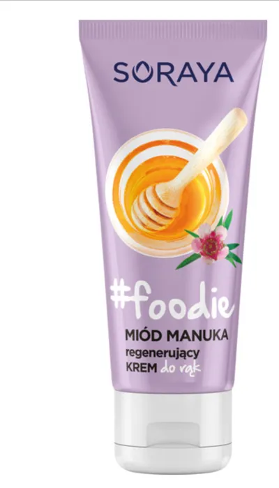 Soraya # Foodie, Regenerujący krem do rąk `Miód Manuka`