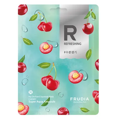Frudia My Orchard, Squeeze Mask Cherry (Nawilżająco-rewitalizująca maseczka w płachcie)
