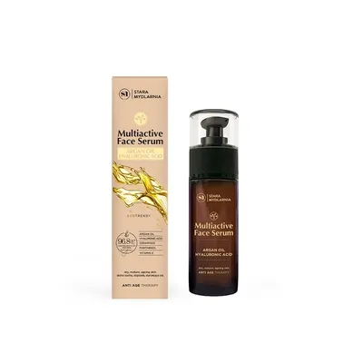 Stara Mydlarnia Ecotrendy, Multiactive Face Serum (Multiaktywne serum do twarzy z olejem arganowym i kwasem hialuronowym)