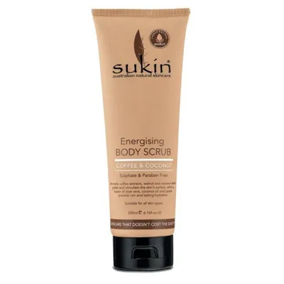 Sukin Energising Body Scrub (Peeling do ciała `Kawa i kokos`)