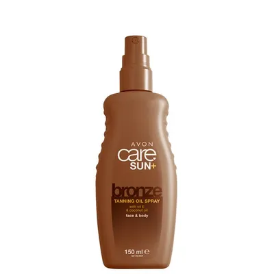 Avon Care, Sun+, Maxi Tan Enhancing Oil Spray [Bronze Face & Body Tanning Oil Spray] (Olejek w sprayu wzmacniający opaleniznę)
