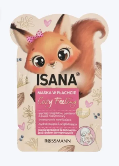Isana Cozy Feeling Tuchmaske (Maska w płachcie)