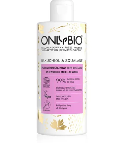 OnlyBio Przeciwzmarszczkowy płyn micelarny `Bakuchiol & Skwalan`