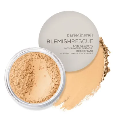 bareMinerals Blemish Rescue Skin-Clearing Loose Powder Foundation (Sypki podkład kryjący dla skóry ze skłonnością do trądziku)