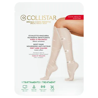 Collistar Stivaletto, Maschera Nutriente Defaticante Piedi e Polpacci [Boot-Mask Nourishing Anti-Fatigue] (Maseczka do stóp i łydek)