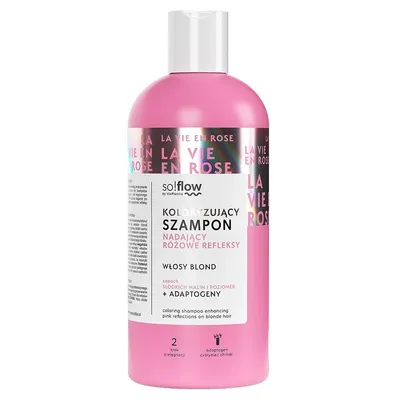 so!flow La Vie En Rose, Koloryzujący szampon do włosów nadający różowe refleksy