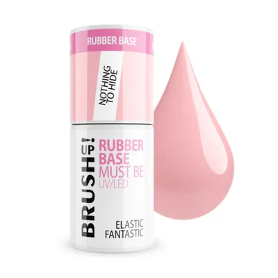 Brush Up by Maxineczka Rubber Base Must Be UV/LED (Brokatowa baza hybrydowa)