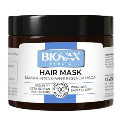 L'biotica Biovax Prebiotic, Maska intensywnie regenerująca