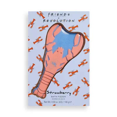 Revolution Beauty (Makeup Revolution) Makeup Revolution x Friends, Strawberry Bath Fizzer (Kula do kąpieli `Truskawka`)