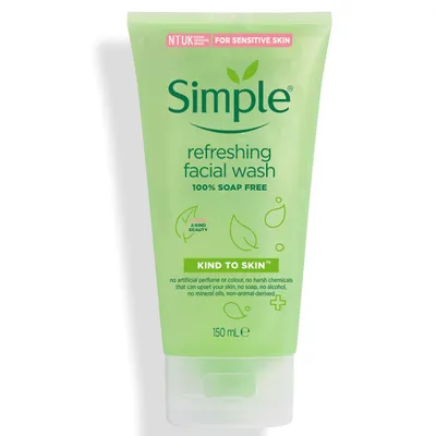 Simple Kind To Skin, Refreshing Facial Wash Gel (Odświeżający żel do mycia twarzy)