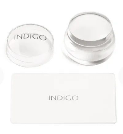 Indigo Nails Lab Silikonowy stempel i skrobak
