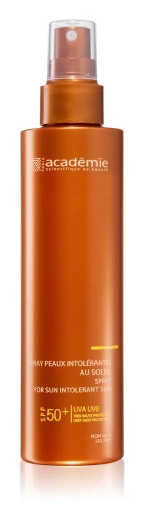 Academie Sun Protection, Spray For Sun Intolerant Skin SPF 50+ (Ochronny spray do ciała przy nietolerancji słonecznej)