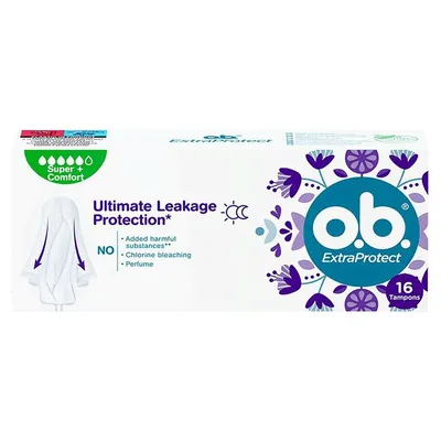 O.B. ExtraProtect, Super+ Comfort, Tampony higieniczne