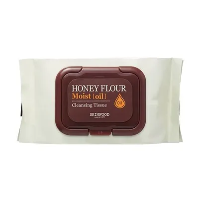 SkinFood Honey Flour Moist Cleansing Tissue (Chusteczki do demakijażu)