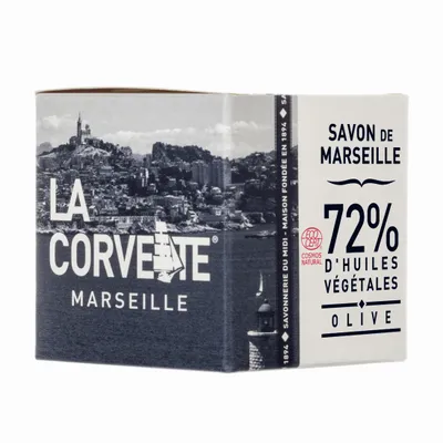 La Corvette Cube de Savon de Marseille Olive (Mydło Marsylskie `Oliwka`)