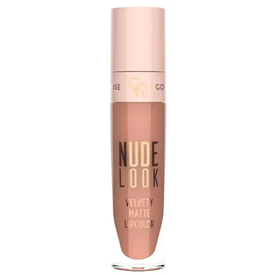 Golden Rose Nude Look, Velvety Matte Lipcolor (Matowa pomadka do ust w płynie)