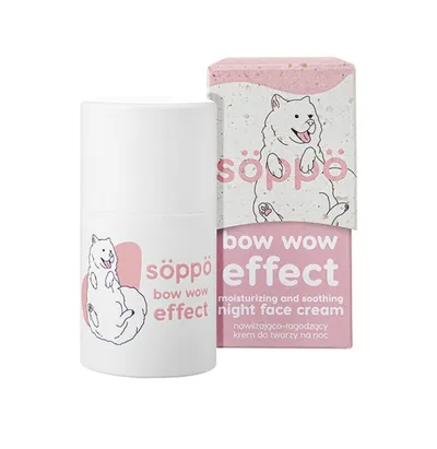 Soppo Bow Wow Effect Night Face Cream (Regenerujący krem do twarzy na noc)