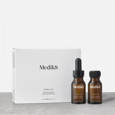 Medik8 Pure C15 Vitamin C Serum with Ascorbic Acid (Serum przeciwstarzeniowe na dzień z czystą witaminą C)