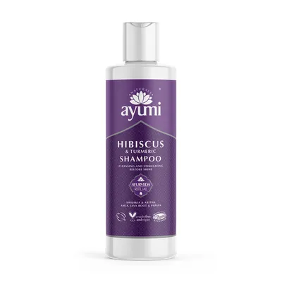 Ayumi Hibiscus & Turmeric Shampoo (Szampon przywracający blask włosom)