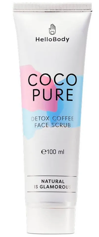 HelloBody Coco Pure, Detox Coffee Face Scrub (Scrub do twarzy)