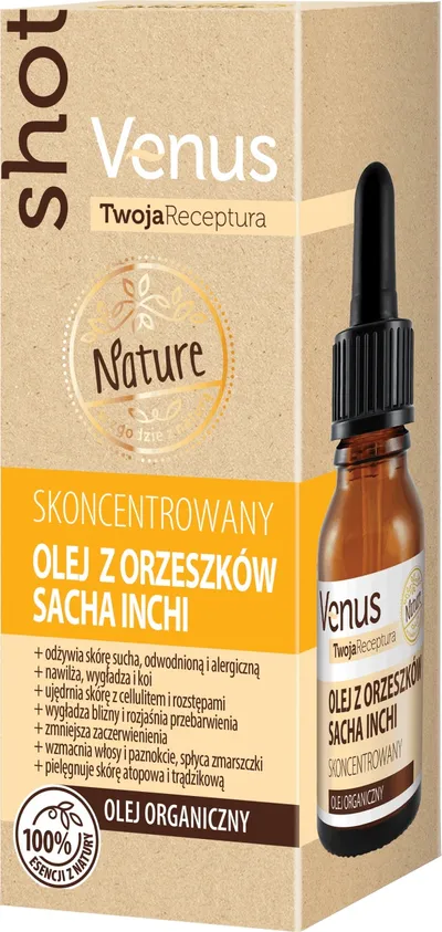 Venus Nature Twoja Receptura, Skoncentrowany olej z orzeszków Sacha Inchi