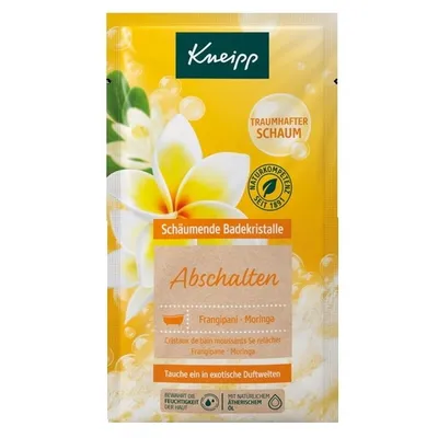Kneipp Badesalz Abschalten (Sól do kąpieli `Frangipani i moringa`)